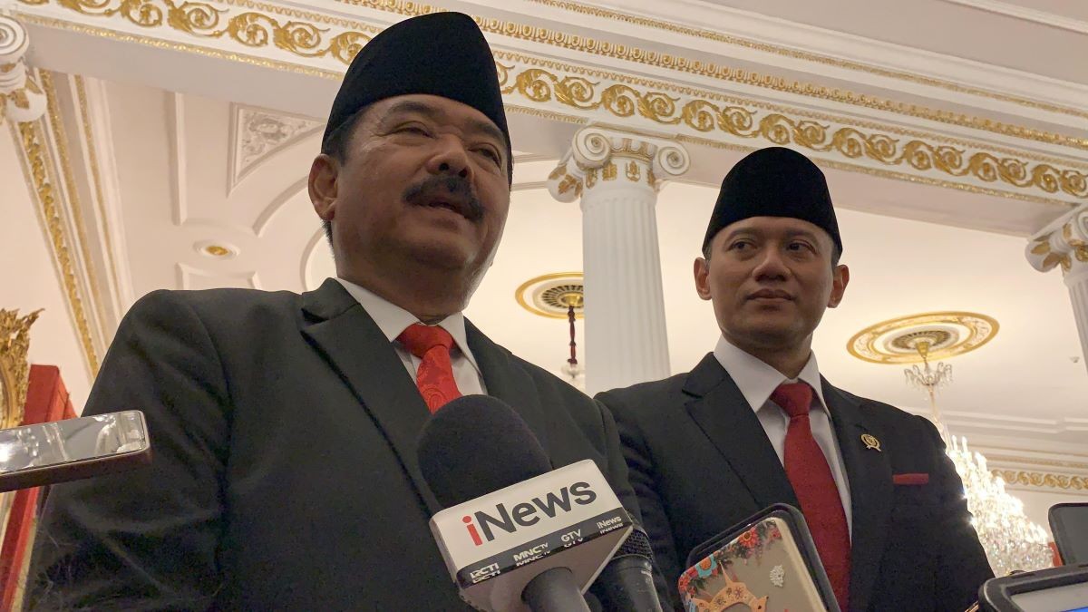 Jadi Menko Polhukam, Hadi Tjahjanto: Terima Kasih atas Amanah Bapak Presiden. (Foto: Binti/MNC Media)