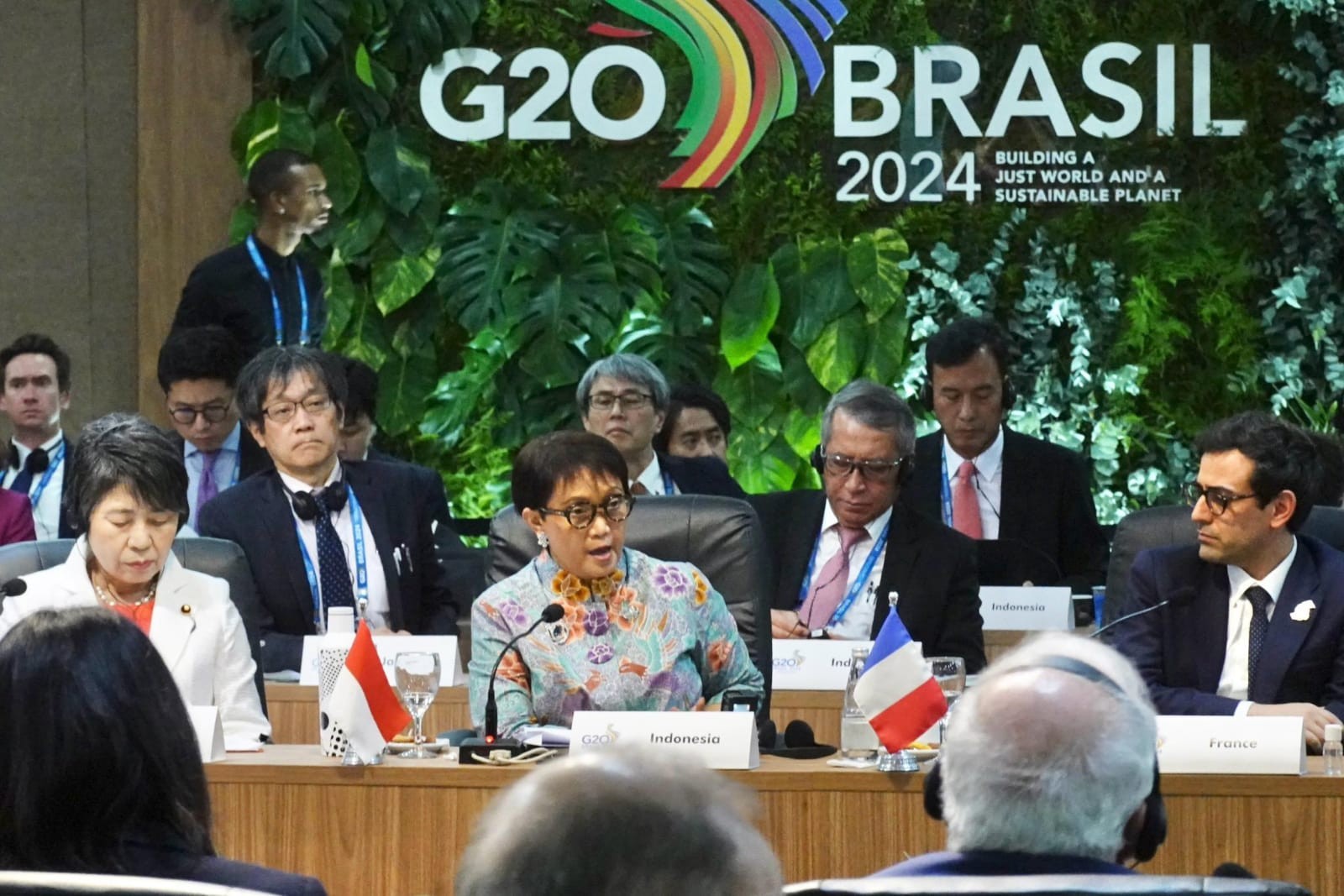 Menlu Retno Angkat Isu Gaza di Pertemuan G20. (Foto: Kemlu)