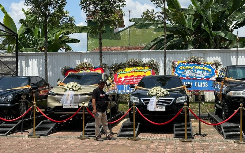 Mahar pernikahan pasangan pengantin di Sukabumi senilai Rp5,5 miliar (Dharmawan Hadi/MNC Media)