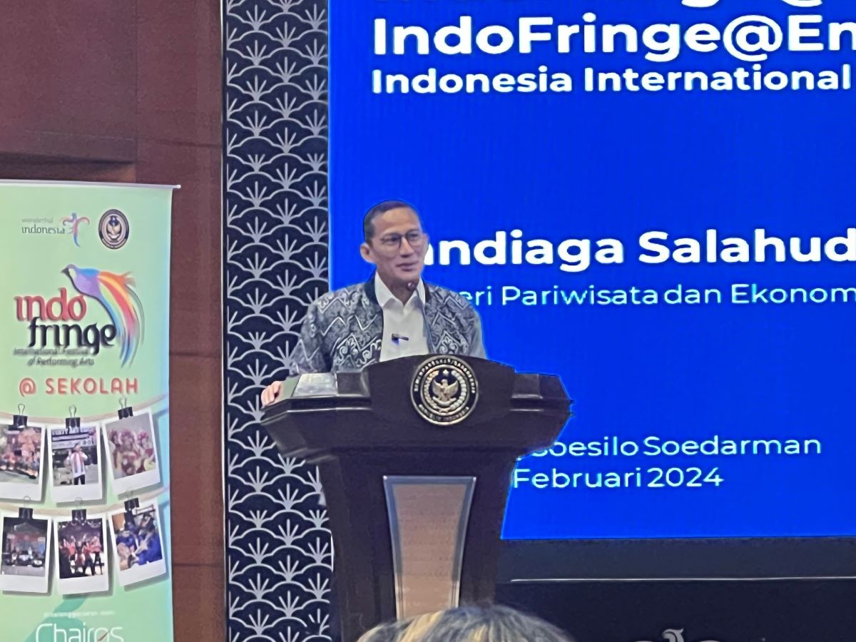 Sandiaga Uno Optimistis Indonesia Emas 204 Bisa Tercapai dengan Perkuat SDM Ekraf. (Foto: MNC Media)