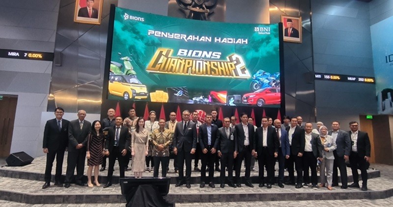 BNI Sekuritas Gelar Kompetisi Trading Saham BIONS Cuanpionship 3, Total Hadiah Rp2 Miliar (Foto Dinar)