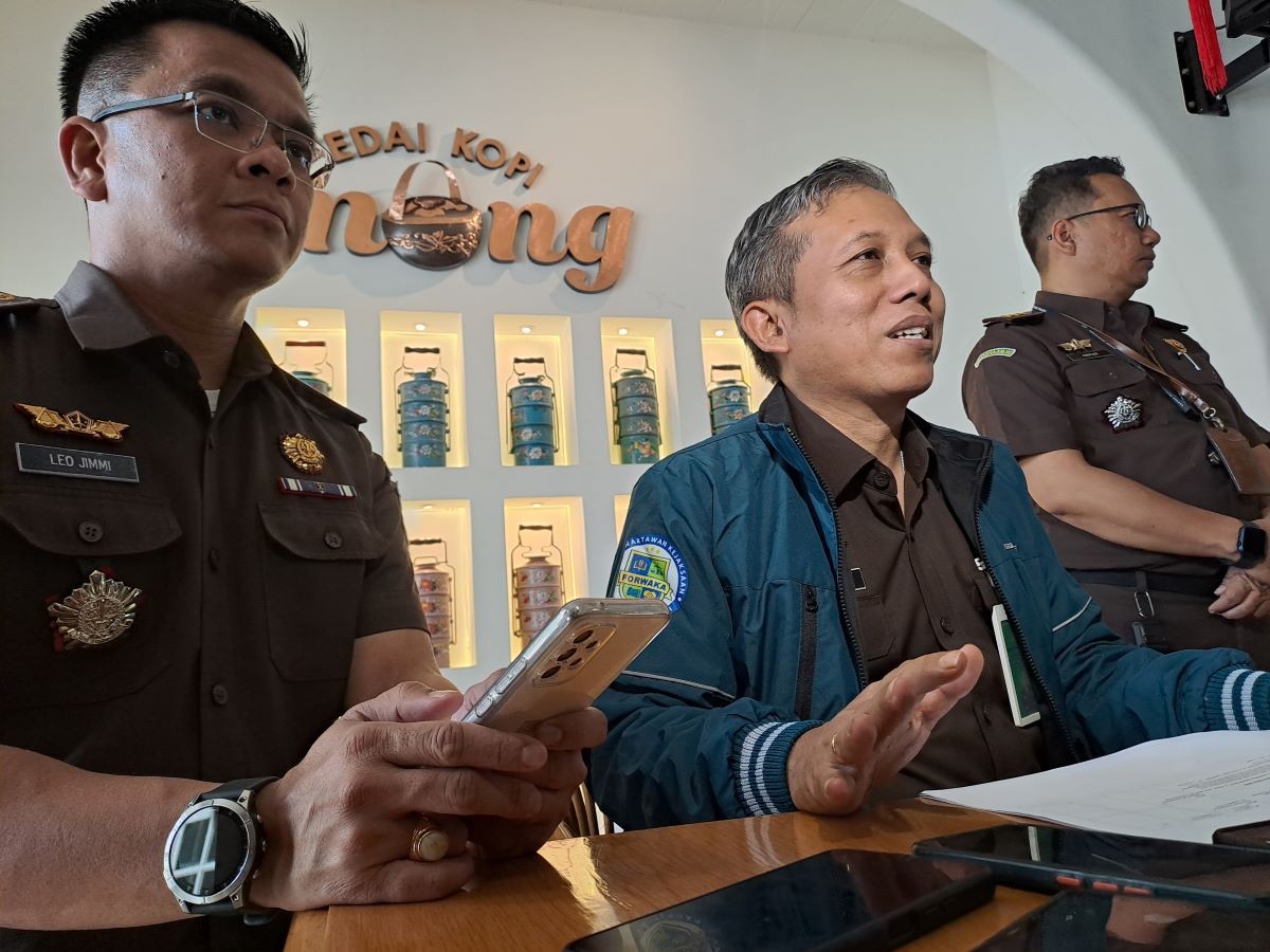Kejati Jateng Tetapkan Tersangka Pencucian Uang Kredit Fiktif di Tiga Bank. (Foto: Eka Setiawan/MNC Media)