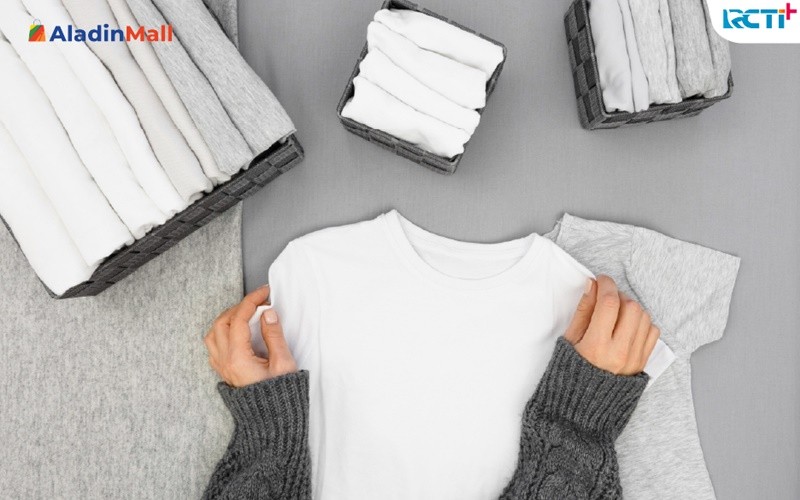 Bahan kaos yang adem cocok untuk dikenakan di iklim tropis. (AladinMall)
