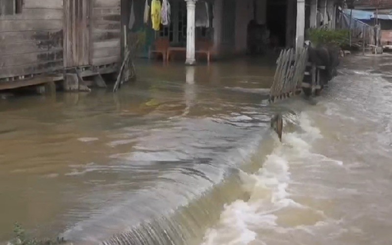 Banjir Terjang Lebak Banten, 158 Rumah di Dua Kecamatan Terendam Air  (FOTO:MNC Media)