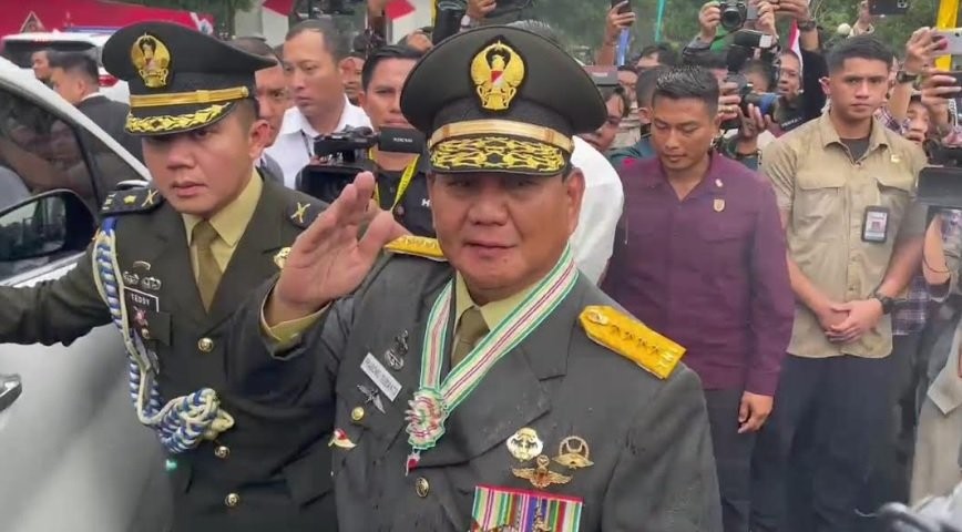 Panglima TNI Ungkap Alasan Beri Kenaikan Pangkat Jenderal Bintang Empat ke Prabowo. (Foto: MNC Media)