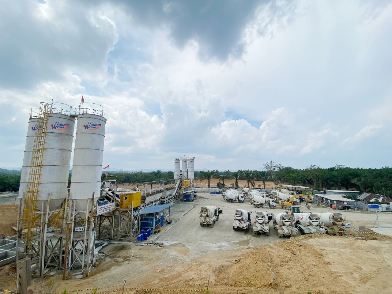 WSBP Fokus Pasok Readymix Proyek Jalan Sumbu Kebangsaan Sisi Timur IKN Nusantara. (Foto Istimewa/WSBP)