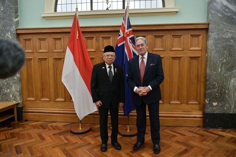 Bertemu Wakil PM Selandia Baru, Wapres Sampaikan Tiga Poin Penting (Foto Dok Setwapres)