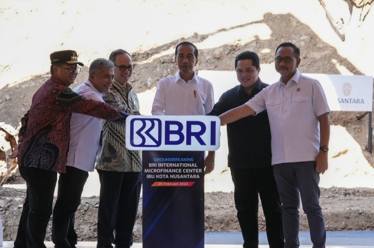 Groundbreaking Hari Ini, BRI International Microfinance Center Bakal Berdiri di IKN. Foto: MNC Media.