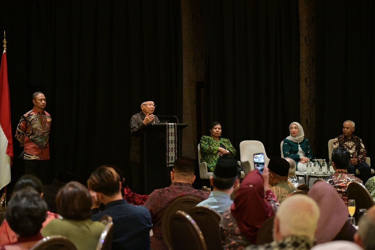 Wapres Beri Pesan ke Diaspora di Selandia Baru: Jangan Lupa Kembali ke Tanah Air. (Foto: Dok. Biro Pers Wapres)