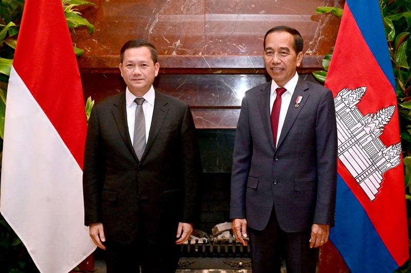 Jokowi Bertemu PM Kamboja, Bahas Investasi hingga Impor Beras (Foto Ist)