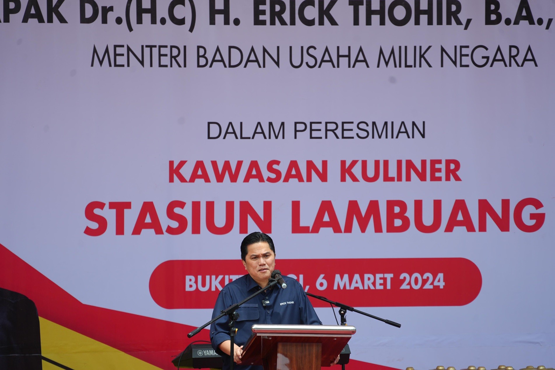 Eks Stasiun KA di Bukittinggi Ini Disulap Jadi Kawasan Kuliner. (Foto Istimewa)