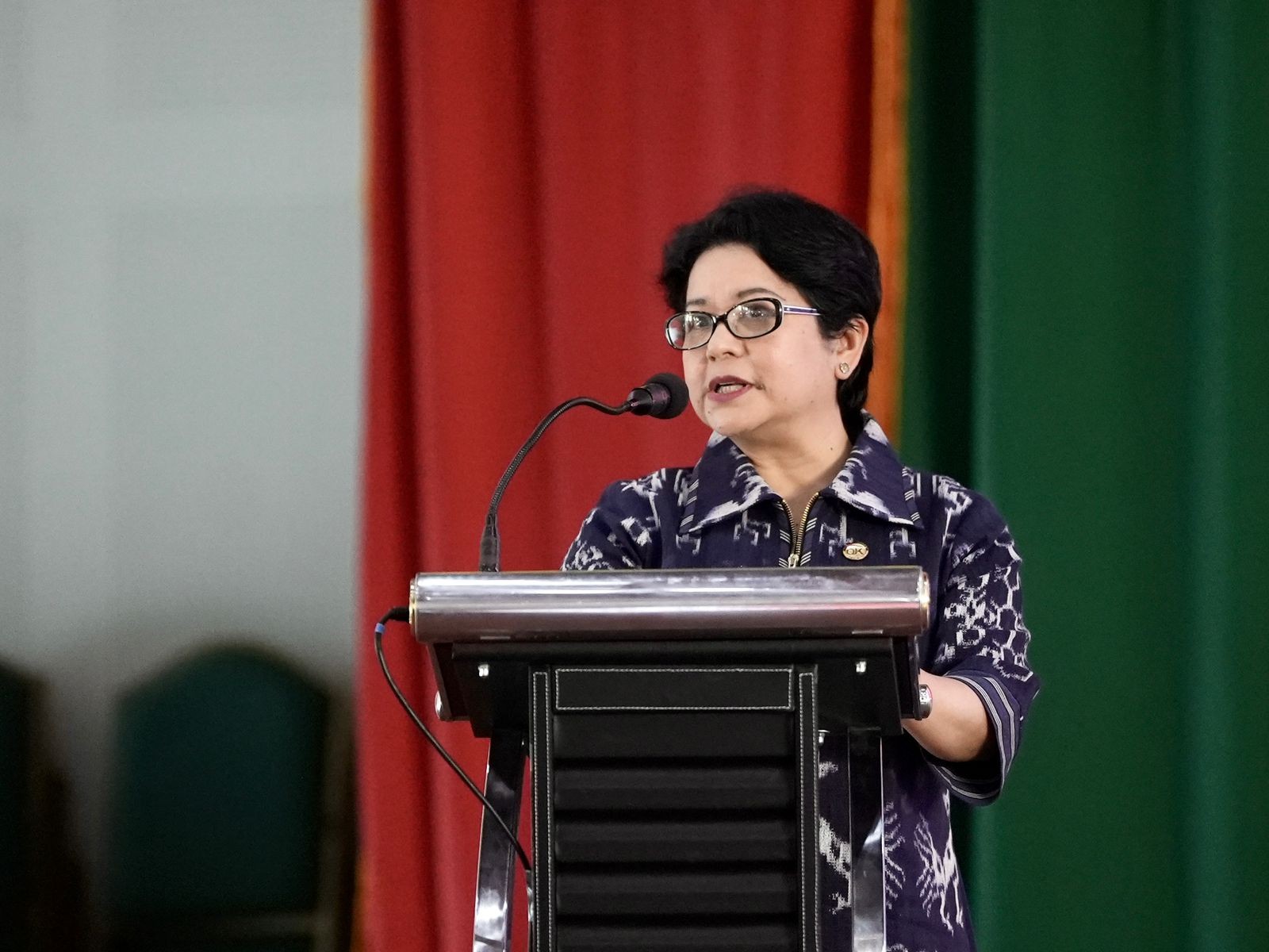 Ketua Dewan Audit OJK Sophia Wattimena saat membuka rangkaian Roadshow Governansi 2024. Foto: dok. OJK.