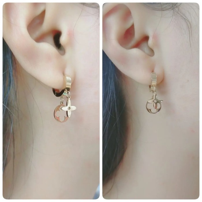 Model Anting Emas untuk Ibu Gantung