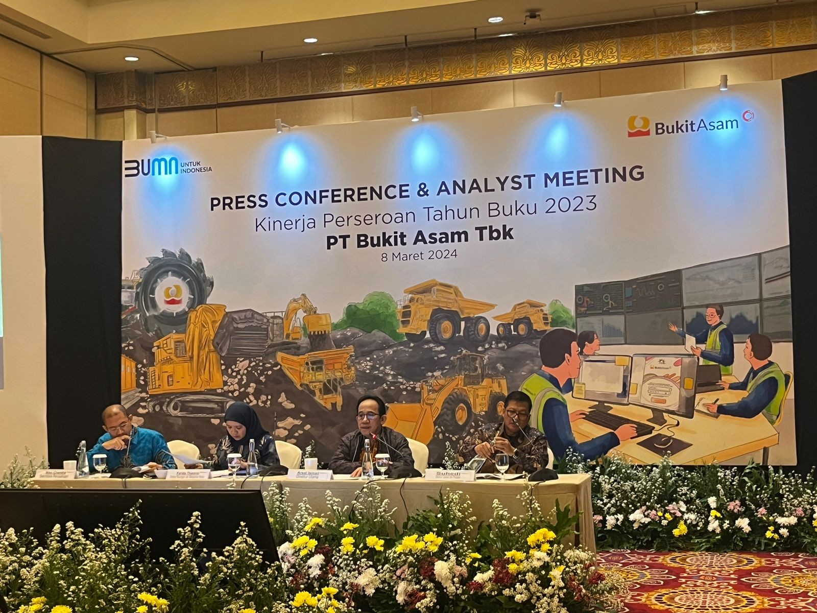 PTBA Beberkan Dampak Adanya Iuran MIP Batu Bara Jika Resmi Diterapkan. (Foto Atikah/MPI)