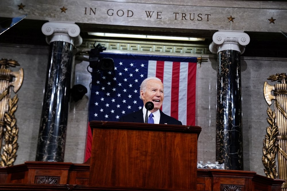 Sampaikan Pidato Kenegaraan, Joe Biden Dorong Pajak 25 Persen bagi Miliarder. (Foto: REUTERS/Shawn Thew)