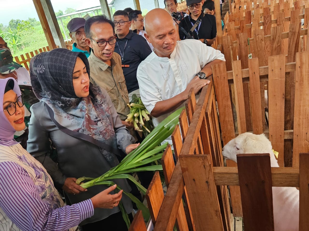 Majukan Ekonomi Desa, BRIS Gandeng BSI Maslahat Kembangkan Klaster Peternakan di Mojokerto (FOTO:Dok BRIS)