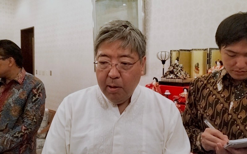 Duta Besar (Dubes) Jepang untuk Indonesia, Yasushi Masaki (Foto: Widya Michella Nur Syahid/MNC Media)