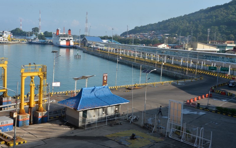 BMKG mengeluarkan peringatan dini potensi gelombang tinggi di Pelabuhan Merak dan Ketapang-Gilimanuk di periode mudik Lebaran 2024 (MNC Media)