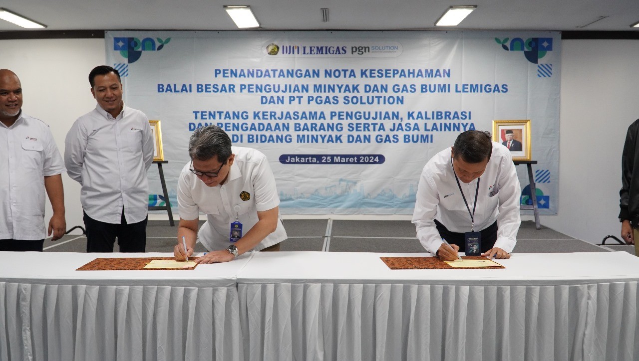 PGN dan Lemigas Kerja Sama untuk Tingkatkan Kualitas Proyek Migas. (Foto: Dok. PGN)