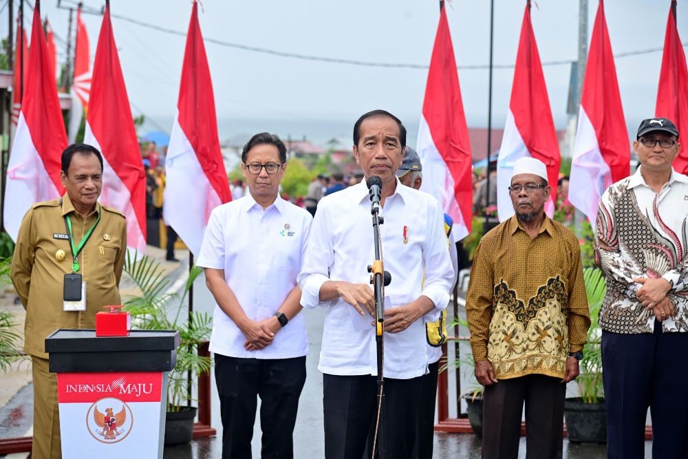 Dibangun dengan Anggaran Rp330 Miliar, Jalan Daerah di Sulteng Diresmikan Jokowi. Foto: MNC Media.