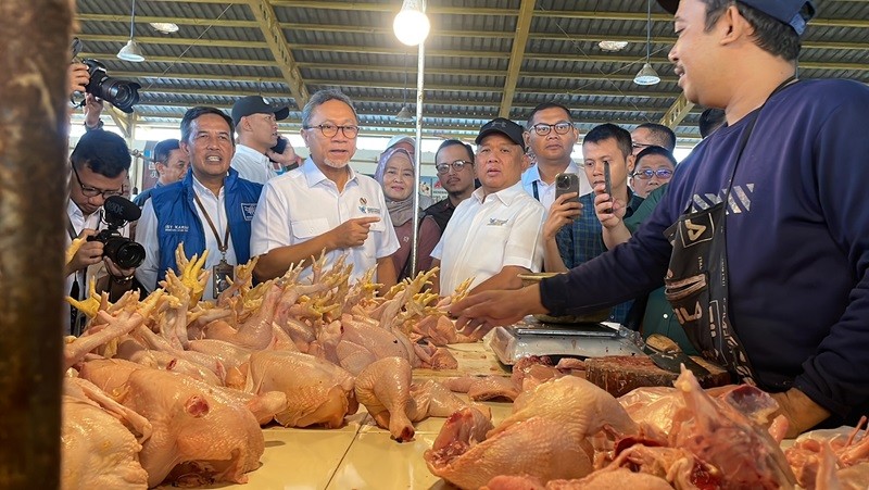Mendag Tak Bisa Jamin Harga Bahan Pokok Tetap Stabil Jelang Lebaran (Foto Agi Ilman)