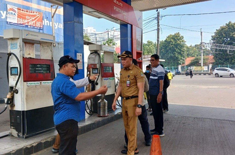 Jual Pertalite Campur Air, SPBU Bekasi Ini Stop Operasi Sementara (Foto Dok Pemkot Bekasi)