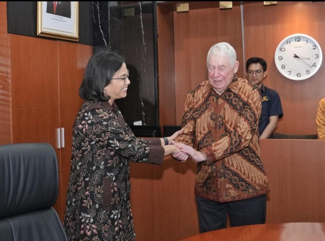 Sri Mulyani Bertemu Bos Freeport McMoran, Ternyata Ini yang Dibahas. (Foto: MNC Media)