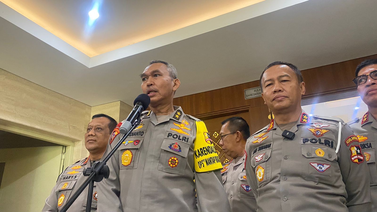 Polri Antisipasi Ancaman Serangan Terorisme Jelang dan saat Lebaran 2024. (Foto Riana Rizkia/MPI)