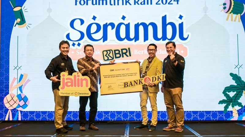 Gandeng Jalin, Kini Nasabah Bank DKI Bisa Tarik Tunai tanpa Kartu di ATM BRI (foto: MNC Media)