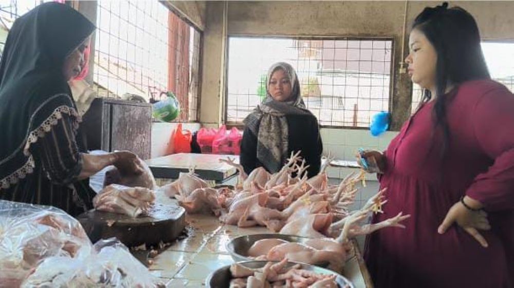 H-11 Idul Fitri 2024, Harga Ayam Tembus Rp70 Ribu per Ekor. Foto: MNC Media.