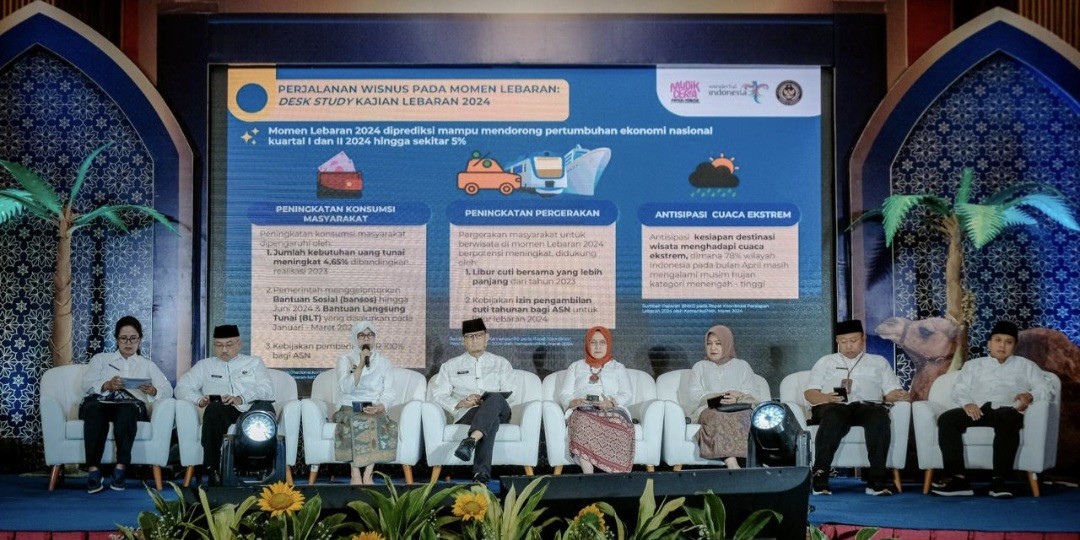 Kemenparekraf Prediksi Perputaran Ekonomi di Sektor Pariwisata Rp276,11 Triliun saat Lebaran (FOTO:Dok Ist)