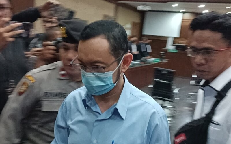 Eks Kepala Bea dan Cukai Makassar, Andhi Pramono alias AP divonis 10 tahun penjara (Muhammad Refi Sandi/MPI)