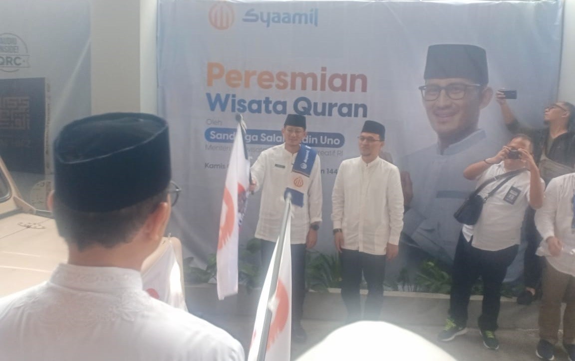 Sandiaga Resmikan Destinasi Wisata Quran di Bandung (FOTO:MNC Media)