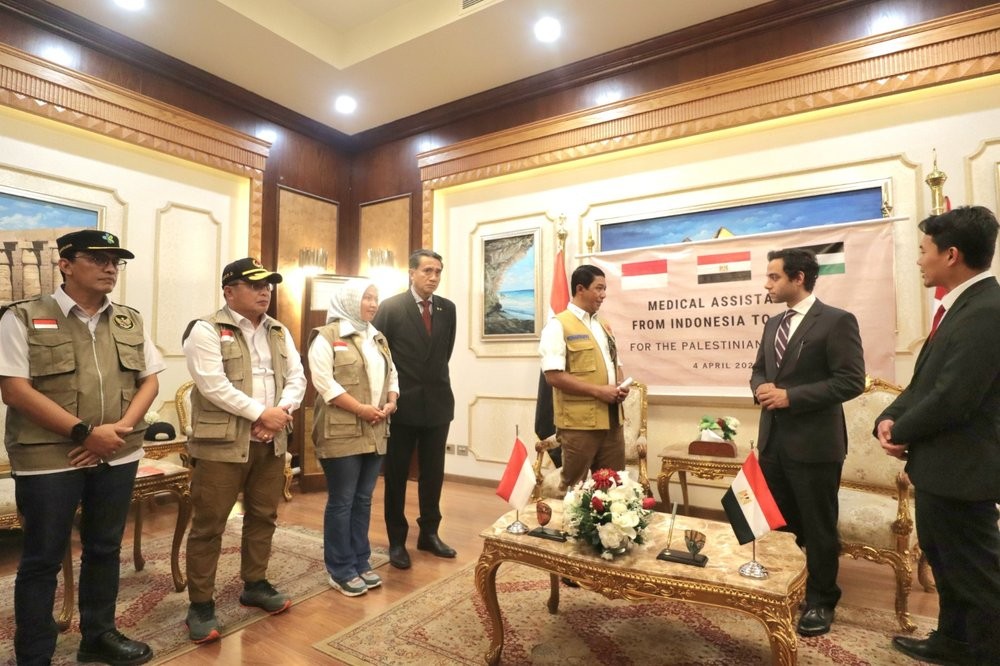 Bantuan Obat-obatan RI untuk Pengungsi Gaza Tiba di Mesir. (Foto: BNPB)