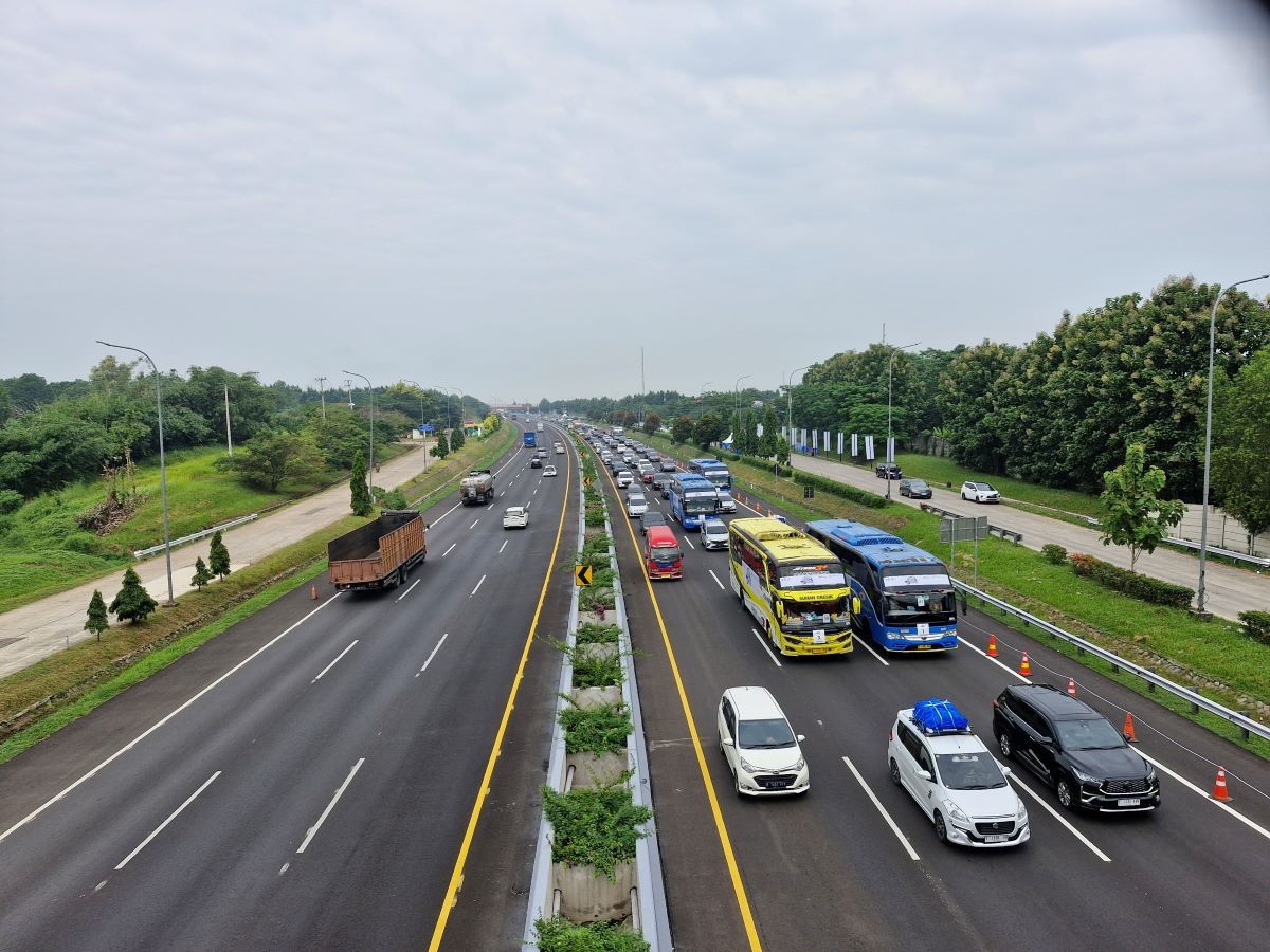 Sambut Mudik, PTPP Rampungkan Pelebaran Lajur Ketiga Tol Cipali Rp306 Miliar (foto mnc media)