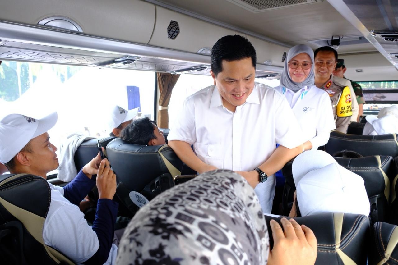 Peruri Berangkatkan 700 Pemudik secara Gratis ke Tiga Kota di Jateng (FOTO:Dok Ist)