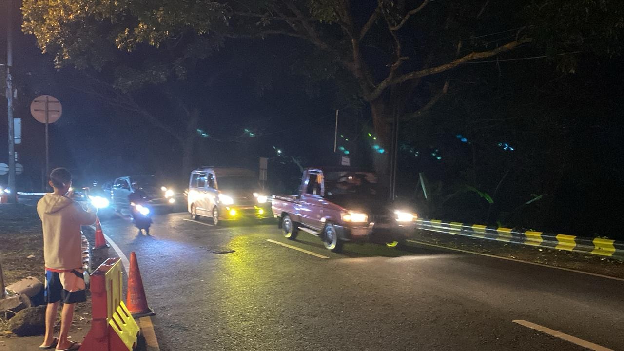 Usai Subuh, Jalur Mudik Gentong Mulai Ramai Dilintasi Pemudik (FOTO:MNC Media)