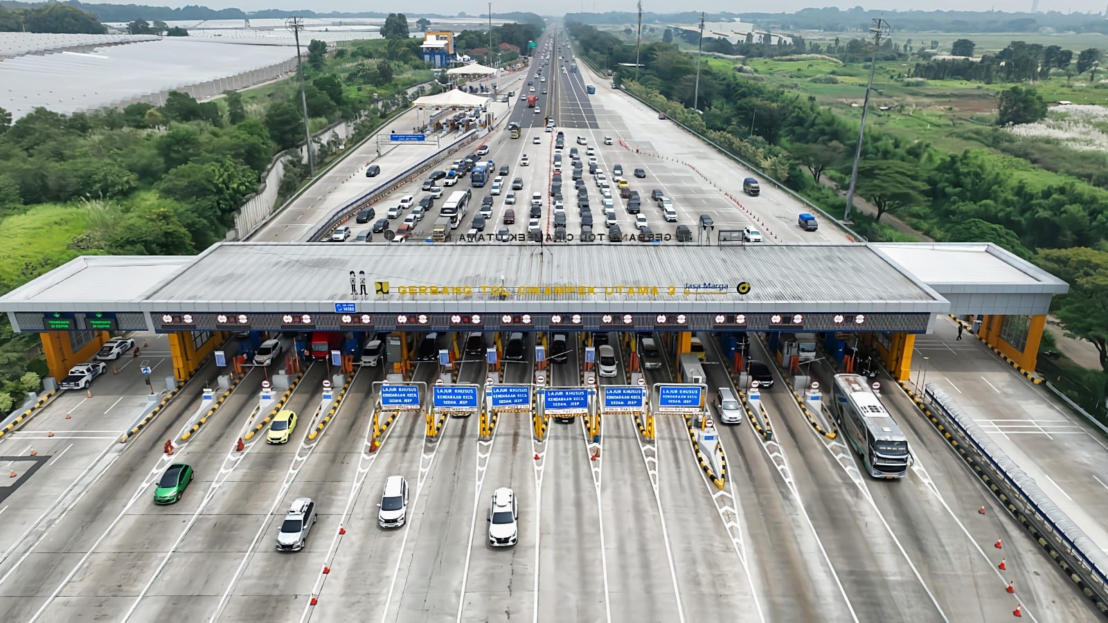 JSMR: 551 Ribu Kendaraan Meninggalkan Jabotabek di H-5 Lebaran 2024. (Foto: MNC Media)