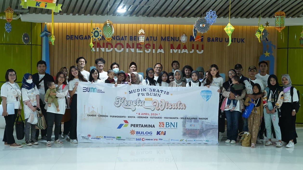 FW BUMN Berangkatkan 30 Jurnalis Mudik Bareng Naik Kereta Wisata. (Foto Istimewa)