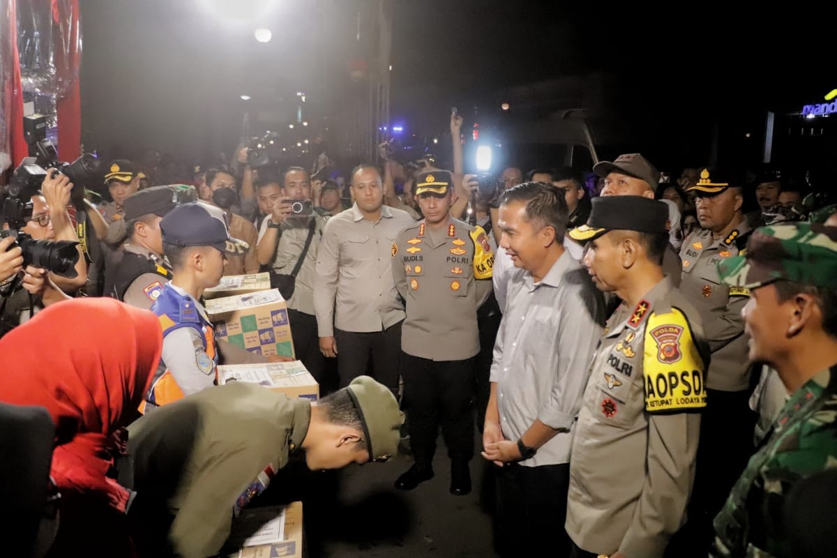 Pj Gubernur Jabar Nilai Pengamanan Arus Mudik 2024 Lebih Baik. (Foto: Agus Warsudi/MNC Media)