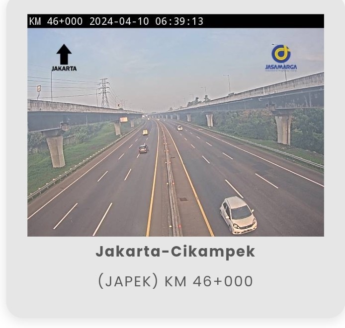 Hari Raya Idul Fitri, Tol Jakarta-Cikampek Lengang di Pagi Hari. (Foto: Dok. Jasa Marga)