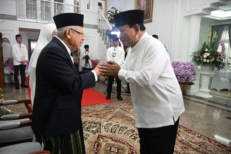 Wapres Gelar Halal Bihalal di Rumah, Ini Daftar Tamunya (foto raka dwi)