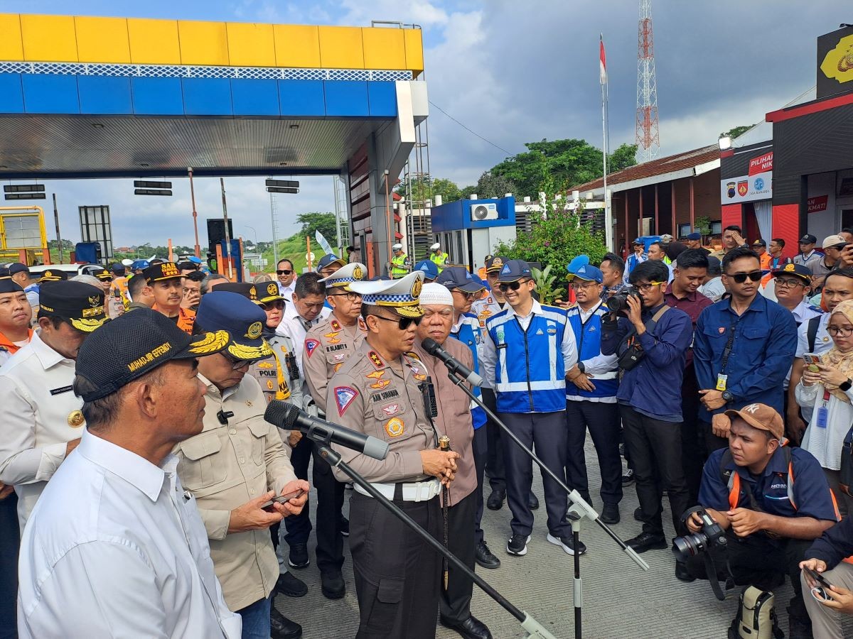 Evaluasi Lakalantas KM58 Cikampek, Arus Contraflow Dikawal Safety Car Tiap 30 Menit. (Foto: MNC Media)