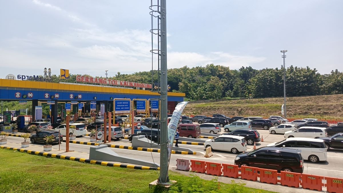 70 Ribu Kendaraan Diperkirakan Masuk Tol Kalikangkung saat Puncak Arus Mudik. (Foto: MNC Media)