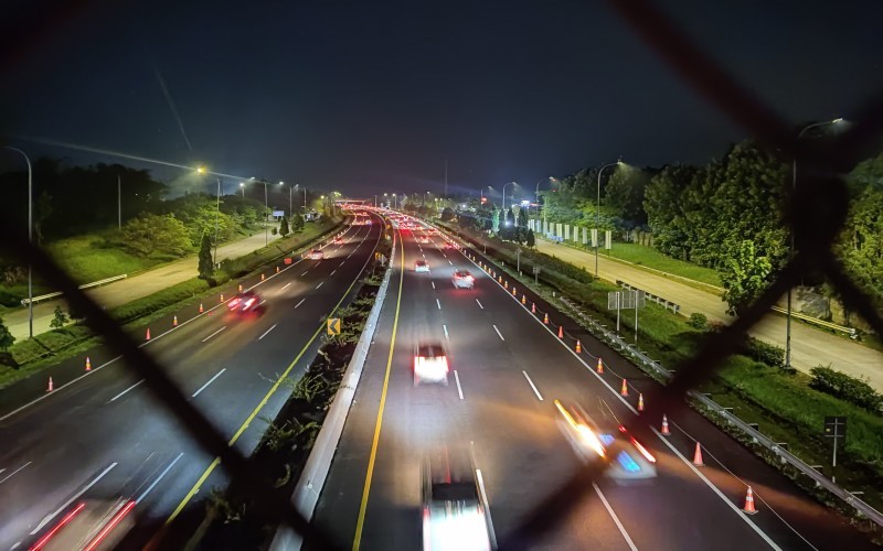 Rest area di kilometer (Km) 86 A Jalan Tol Cipali masih sepi dari pemudik yang akan ke wilayah Jakarta. (Cikal Bintang/MPI)