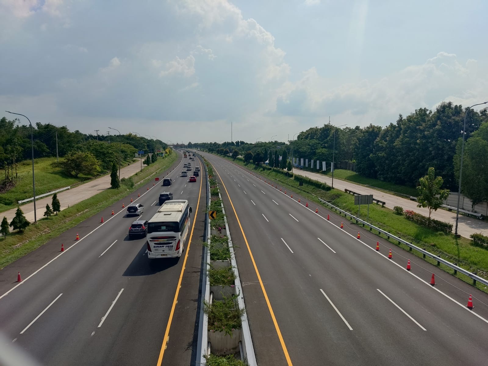 Jalan Tol Cipali One Way, Ini Pengalihan Jalur dari Jakarta ke Semarang. (Foto: Iqbal/MNC Media)