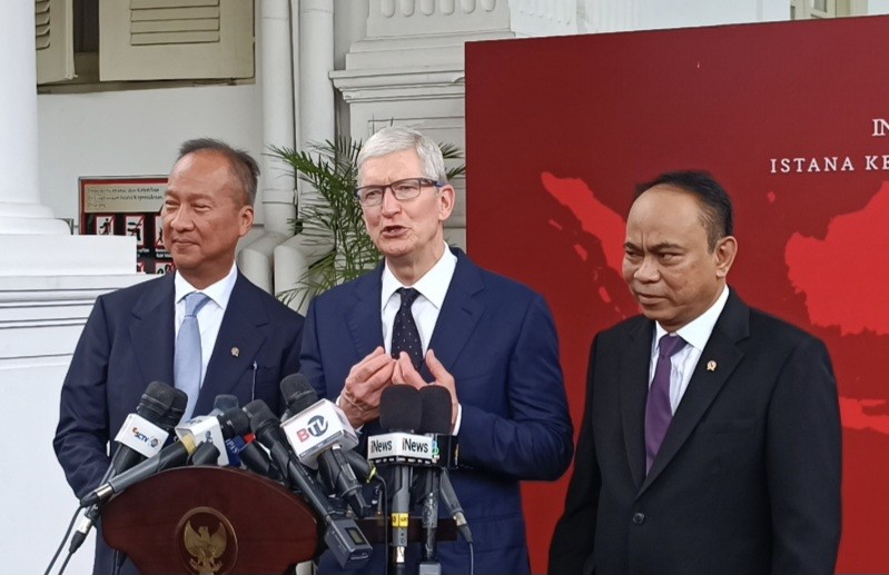 Jokowi Minta CEO Apple Bangun Pabrik di Indonesia (FOTO:Dok Raka)
