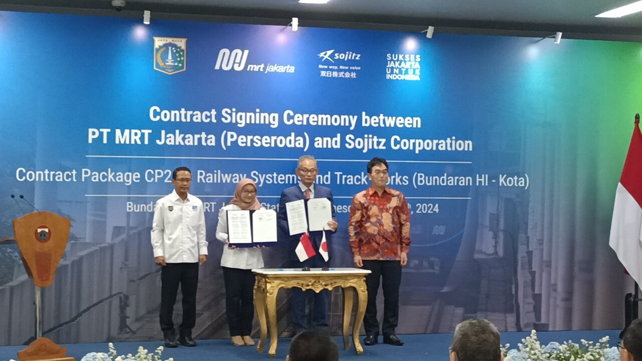 MRT-Sojitz Corporation Kerja Sama, Fase 2A Bundaran HI-Kota Ditargetkan Rampung di 2029. (Foto: Refi/MNC Media)