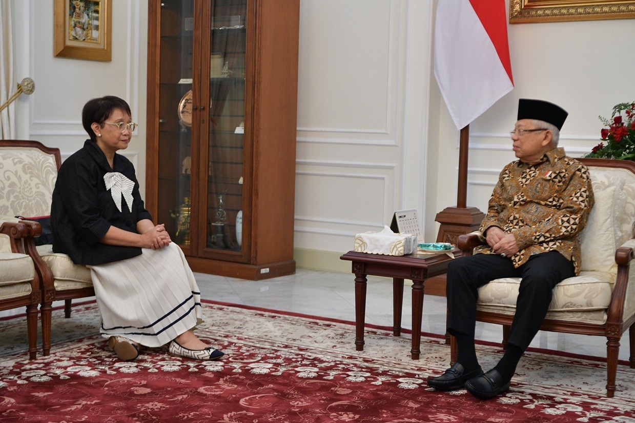 Pertemuan Menlu dan Wapres: RI Tak akan Buka Hubungan Diplomatik dengan Israel. (Foto Istimewa)