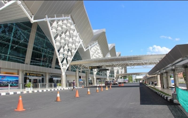 Gunung Ruang Erupsi, Bandara Internasional Samratulangi Manado Ditutup Sementara (FOTO:Dok Ist)